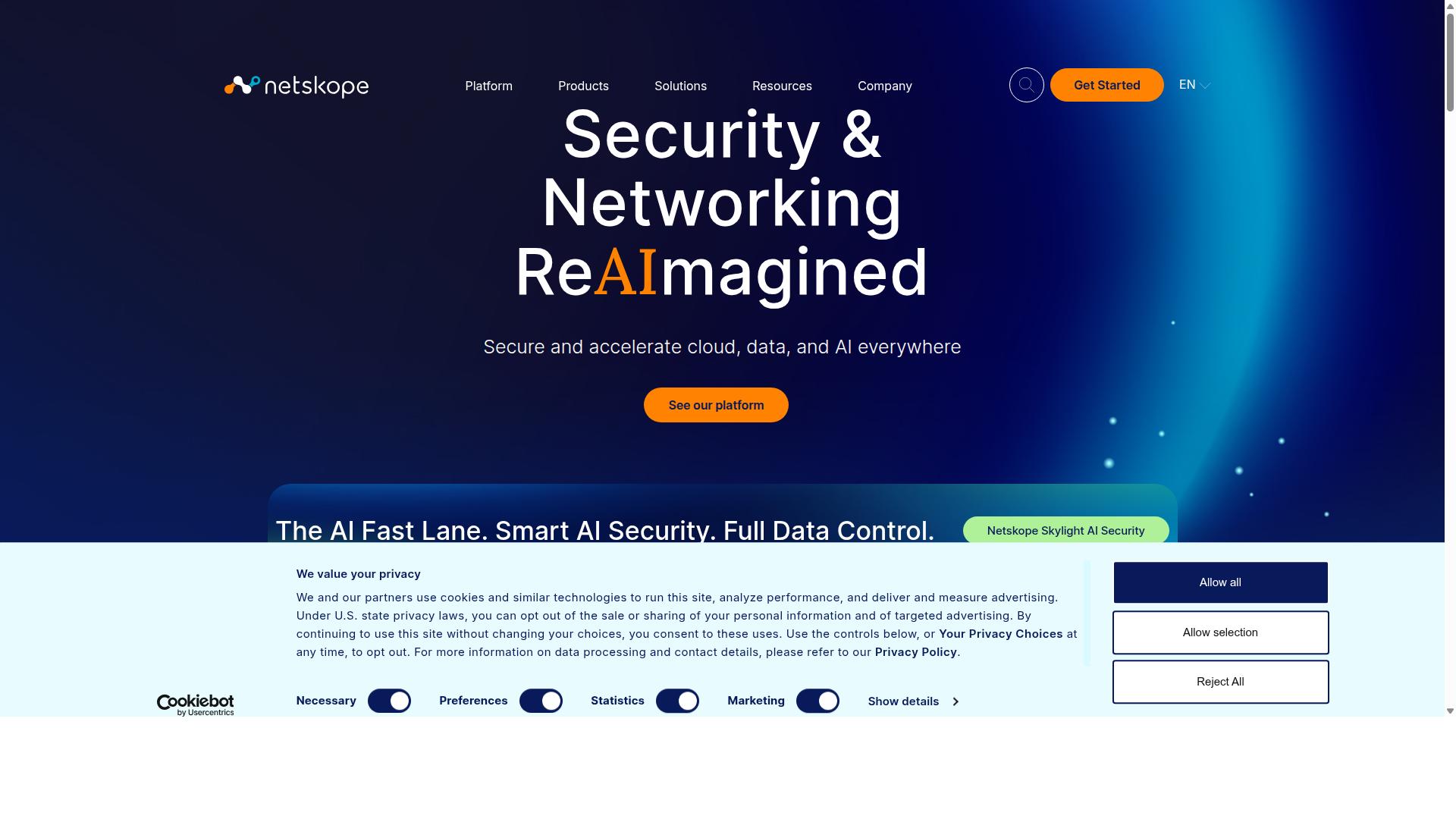 Netskope website