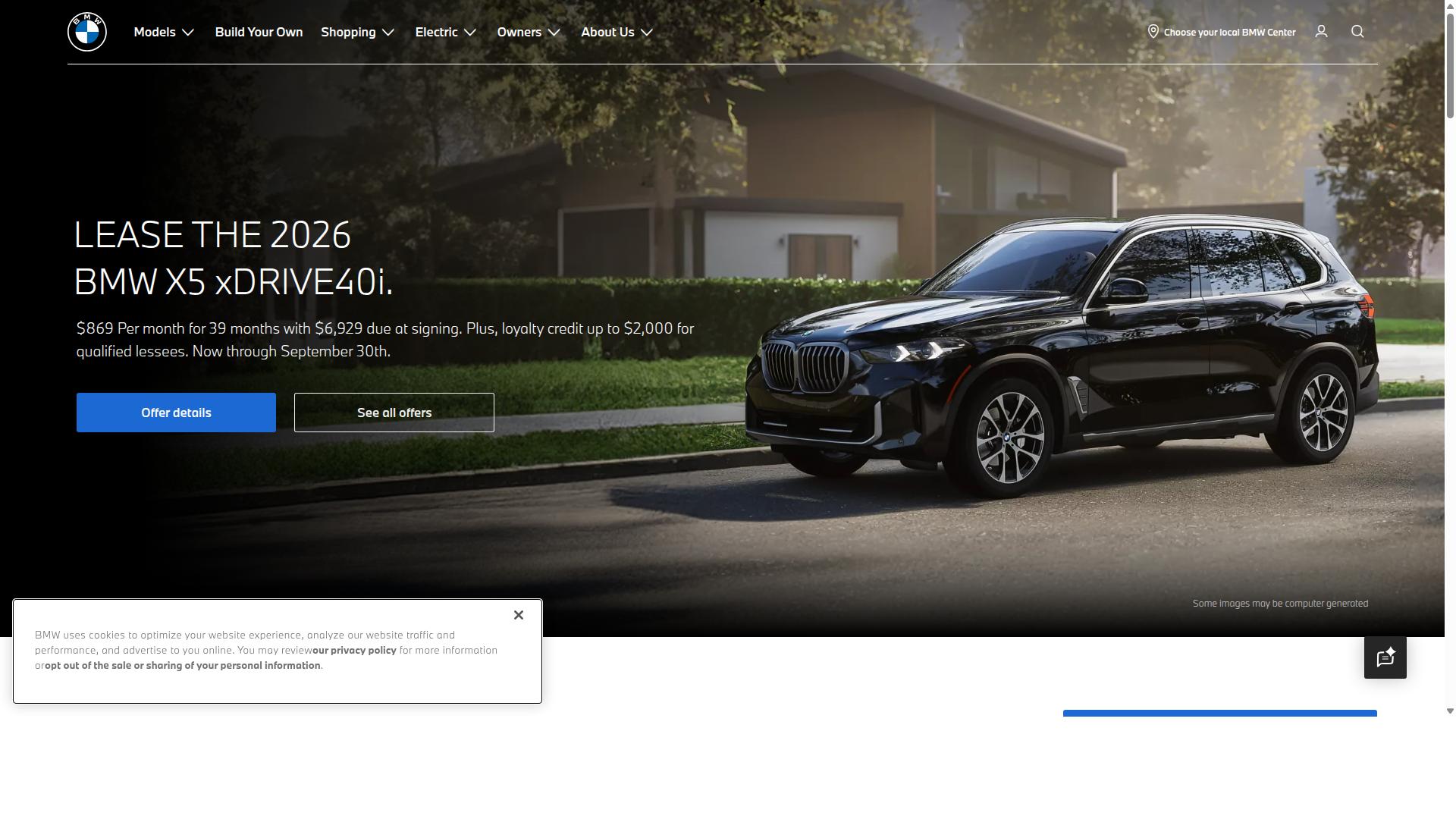 BMW website