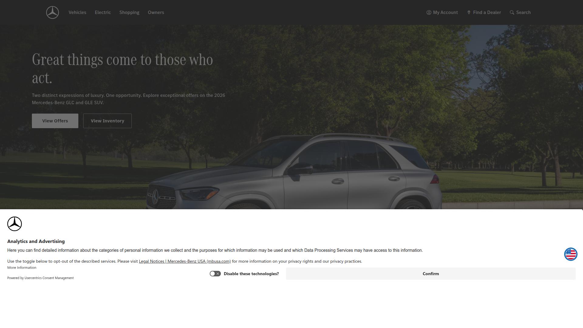 Mercedes-Benz website